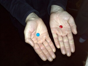 האם תקחו את הגלולה הכחולה או האדומה?